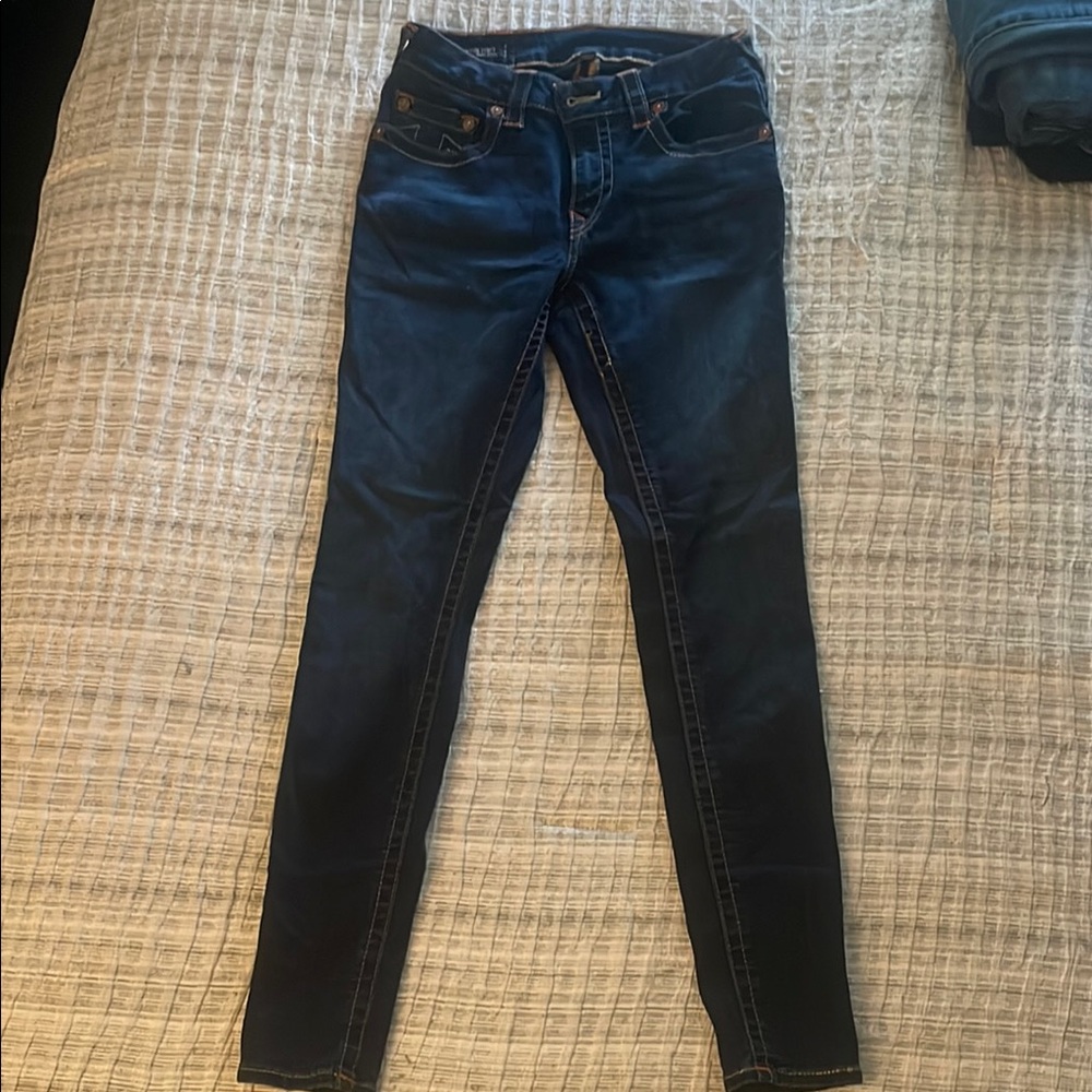 True Religion Dark Indigo Skinny Jeans
